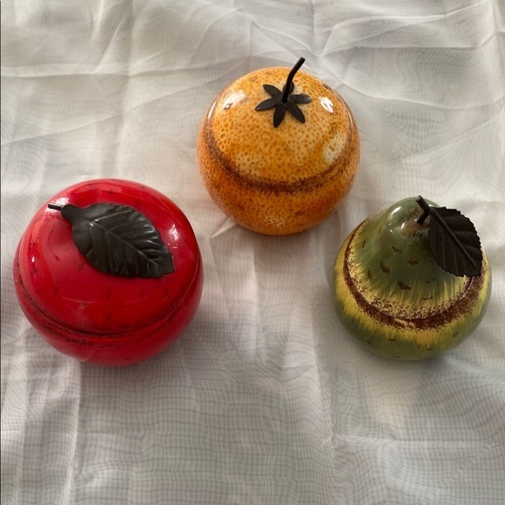 Better Homes and Gardens Fruit-Shaped Storage Containers - Red, Orange, …